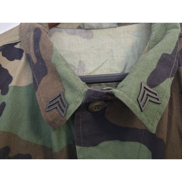 US Army Coat Combat Woodland Camouflage 8415-01-084-1656 Large Regular Hunting - Picture 6 of 11